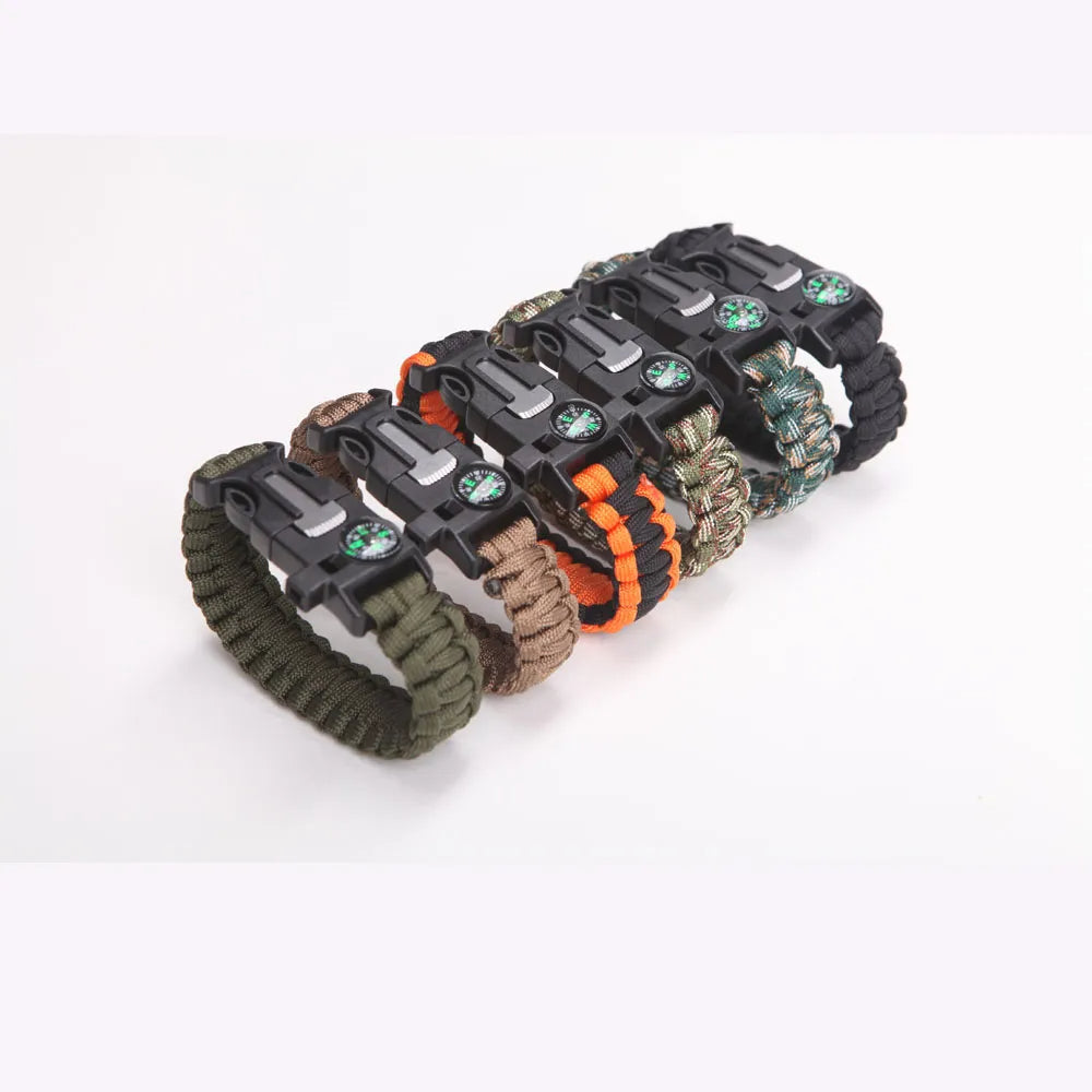 15-in-1 Survival Paracord Bracelet