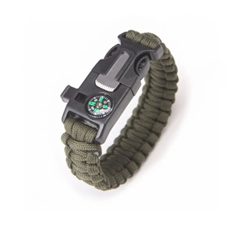 15-in-1 Survival Paracord Bracelet