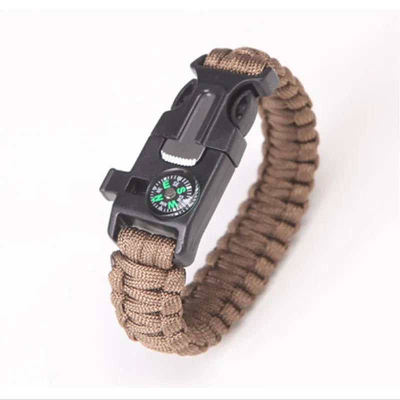 15-in-1 Survival Paracord Bracelet